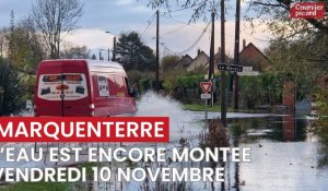 Inondations au Marquenterre les images du vendredi 10 novembre 2023 de Favières, les pompes installées au Morlay, Saint-Quentin-en-Tourmont et les évacuations au Crotoy.