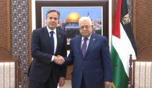 Gaza: Blinken rencontre le président palestinien Abbas à Ramallah