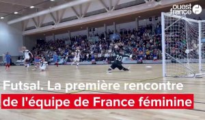 VIDEO. Futsal : La première rencontre de l'équipe de France féminine