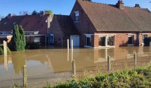 Inondations : Aire sur la Lys victime d'une montée des eaux éclair