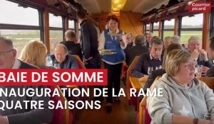 Inauguration de la rame Quatre saisons du Chemin de fer de la baie de Somme