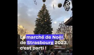 Le marché de Noël 2023 de strasbourg est ouvert