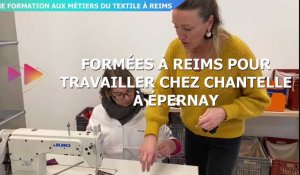 Formées à Reims pour travailler chez Chantelle à Épernay