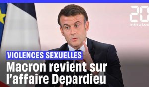 Conférence de presse : Emmanuel Macron revient sur l'affaire Gérard Depardieu