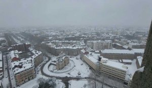 La neige est tombée sur Lille