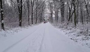 Frédéric Phalempin sous la neige