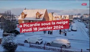 La Picardie s'est réveillée sous la neige jeudi 18 janvier