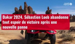 VIDÉO. Dakar 2024. Sébastien Loeb abandonne tout espoir de victoire après une nouvelle pan