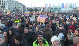 Plusieurs milliers de manifestants rassemblés à Hambourg contre le racisme et l'extrême-droite