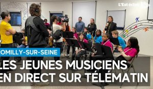 Les jeunes musiciens en direct sur Télématin à Romilly-sur-Seine