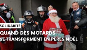 Des motards ardennais se transforment en pères Noël