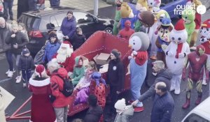 VIDÉO. Une parade de Noël festive dans les rues de Saint-Lô