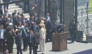 Argentine: à son investiture, le président Milei salue le président ukrainien Zelensky