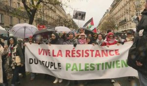 la manifestation en soutien aux Palestiniens s'élance à Paris