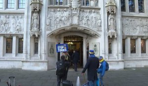 Londres : images de la Cour suprême avant la décision sur l'expulsion de migrants au Rwanda