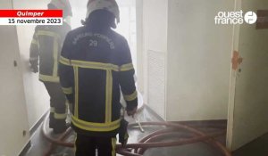 VIDÉO. "Il faut un maintien des acquis permanent" : à Quimper, reportage avec les pompiers en formation