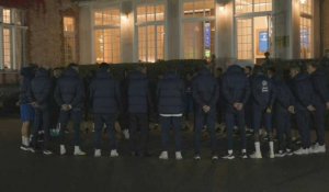 Attentats du 13-Novembre: les Bleus observent une minute de silence
