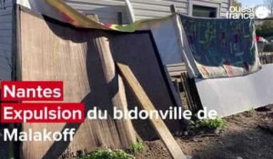 VIDEO. Les familles de la communauté Rom expulsées du bidonville de Malakoff à Nantes