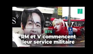 Deux nouveaux membres de BTS font leur service militaire en Corée du Sud