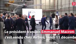 Toulouse. Chez Airbus, Emmanuel Macron dresse le bilan du plan d'investissements et d'innovation France 2030