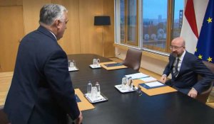 Le président du Conseil européen Michel rencontre le Premier ministre hongrois Orban
