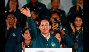 VIDÉO. Taïwan : Lai Ching-te, le candidat décrié par la Chine, a remporté la présidentielle