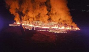 Islande : Nouvelle éruption volcanique près de Grindavík