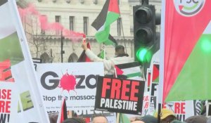 Royaume-Uni : des milliers de personnes défilent à Londres pour soutenir le peuple palestinien