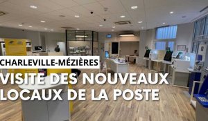 Une visite des nouveaux locaux de La Poste à Charleville-Mézières