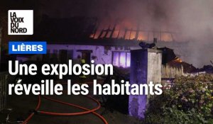Une maison et trois voitures détruits dans un violent incendie à Lières