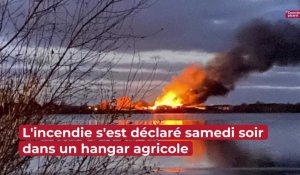 Incendie dans une exploitation agricole du Crotoy