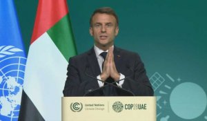 COP28: Macron appelle les pays du G7 à mettre fin au charbon "avant 2030"