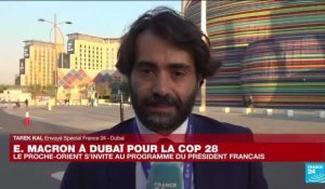 Emmanuel Macron à la COP28 : la situation au Proche-Orient s'invite au programme du président