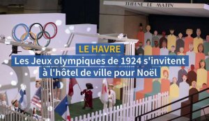 Pour Noël, l'hôtel de ville du Havre à l'heure des Jeux olympiques de Paris de 1924