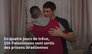 "Une joie indescriptible", pour un ex-prisonnier palestinien de retour chez lui