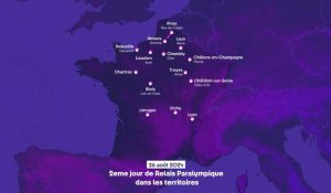 VIDEO. Le parcours de la flamme paralympique de Paris 2024 