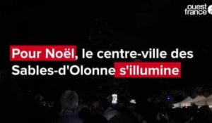 VIDEO. Pour Noël, le centre-ville des Sables-d'Olonne s'illumine