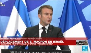 REPLAY - Déclaration à la presse d'E. Macron et B. Netanyahou