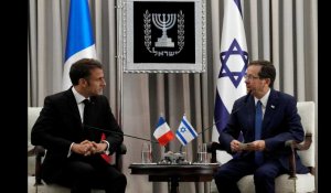 VIDÉO. Emmanuel Macron est arrivé à Israël au 18e jour de conflit entre Israël et le Hamas 
