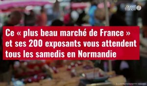 VIDÉO.Ce « plus beau marché de France » et ses 200 exposants vous attendent tous les samedis 