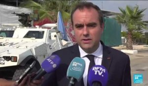 Liban : Sébastien Lecornu a rendu visite à la force de maintien de la paix de l'ONU sur place