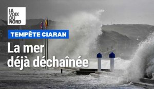 De Wimereux à Ambleteuse, la mer est déjà déchaînée avant la tempête Ciaran