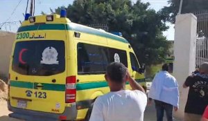 Les premières ambulances transportant des blessés de Gaza arrivent en Egypte