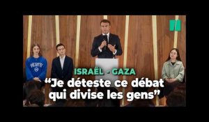 Macron s’élève contre « le débat » sur la valeur des « vies juives » et « palestiniennes »