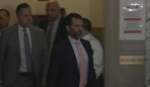 Donald Trump Jr arrive au tribunal pour le procès civil de son père