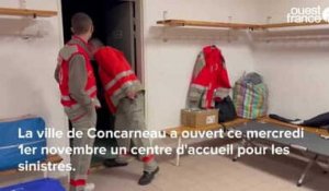 VIDEO. Tempête Ciaran : À Concarneau, le centre d’accueil a ouvert pour la nuit