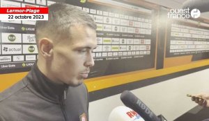 VIDÉO. FC Lorient - Stade Rennais : la réaction d’Enzo Le Fée après la défaite des Rouge et Noir 