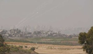 Barrage de roquettes tirées de Gaza vers Israël