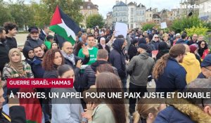 Guerre Israël-Hamas : à Troyes, un rassemblement pour la paix 