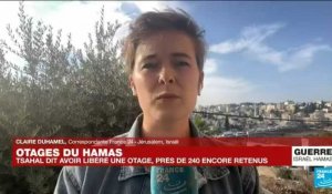 Otages du Hamas : Tsahal dit avec libéré une otage, près de 240 encore retenus